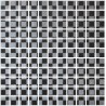 ARGENTO METTALICO MOSAICS SMALL SQUARE30X30CM