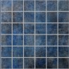 (119p) Ascas Blue Polished Porcelain Large Square Mosaic