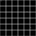 Speckled Super-Black Large-Square Mosaic 30x30