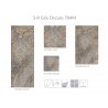 Sea Rocks Gris Oscuro 31x83