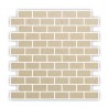 CREMA MARFIL MOSAICS BRICK 30X30CM