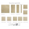 TRAVERTINE LIGHT MOSAICS LARGE SQUARE