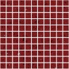 Ruby Red Mirror Fleck Quartz Mosaics Small Square