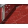 Ruby Red Mirror Fleck Quartz Mosaics Small Square