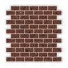 Brown  Mirror Fleck Quartz Mosaics Brick