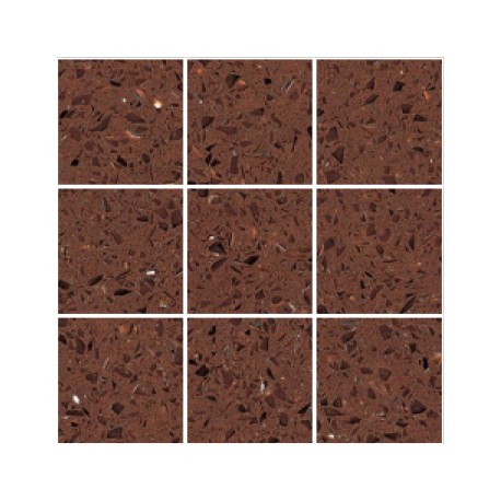 (OHQ) Brown Mirror Fleck Quartz 10x10 Mosaic