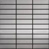 Brushed Stainless Steel Mosaic Rectangular  