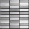 Blended Stainless Steel Mosaic Rectangular