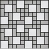 Blended Stainless Steel Mosaic Random