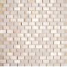 Cream Shell  Mosaic Rectangular