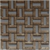 Pewter & S/S Leaf Mosaic 