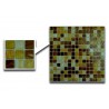 Mixed Brown Glass Mosaic