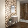 Sal Mosaico Oxy Marron 25x40