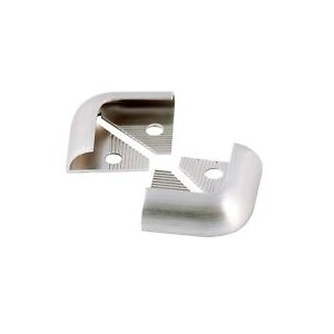 Eco Trim Corners Silver 8mm 2 pack