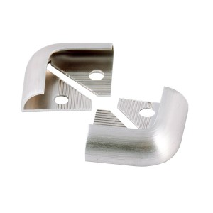 Tile Rite 8mm Chrome Effect Tile Trim Corners 2 Pack