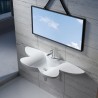 Stone Wall - mounted basin