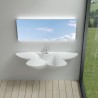 Stone Wall - mounted basin