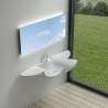 Stone Wall - mounted basin