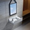 Stone Wall - mounted basin