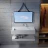 Stone Wall - mounted basin