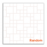 Super White Mosaics Random 30x30cm