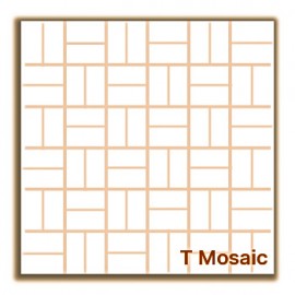 Ivory Polished Porcelain Tile effect Mosaics