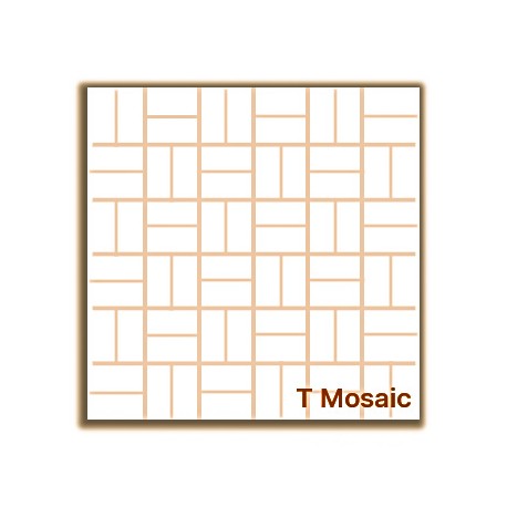 Ivory Polished Porcelain Tile effect Mosaics