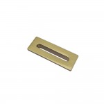 Flauto Overflow Cover Brushed Brass