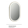 Martha Brushed Brass LED Touch Mirror 500x800x40mm