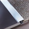 TileRite 910mm Carpet to hard floor threshold Silver