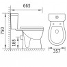 K-Vit Proton Rimless Trade Toilet to Go