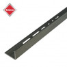 12mm L Shape Brushed Platimum Aluminium