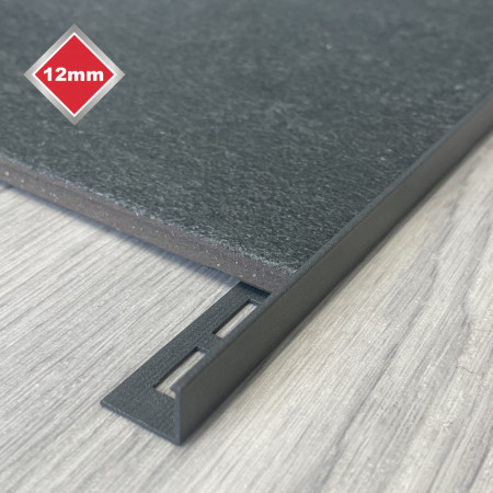 12MM LAGOM DARK L SHAPE TILE EDGE