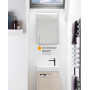 Roper Rhodes 505mm Radiance 1 Door Cabinet with Illuminated Mirror and USB charger