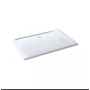 Volente Plan B ABS 1650mm x 800mm Rectangular Stone Resin Shower Tray - White