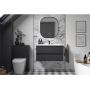 Verona Wall Hung 600mm - Matt Black