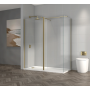 TI8 Wetroom Panel – 1200x1950mm Brushed Brass Profile Kit