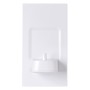 ProofVision In-Wall Single Electric Toothbrush Charger - White with White Faceplate