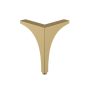 Byford/Henbury Decorative Legs Tri-Angled - Brushed Brass