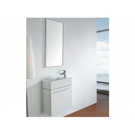 VU110 - WHITE VANITY UNIT WITH MATCHING BASIN