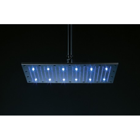 STSH661 - LED (light) Rectangular Shower Head 400x200mm