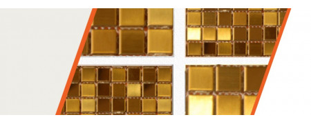 Gold Stainless Steel Mosaic 